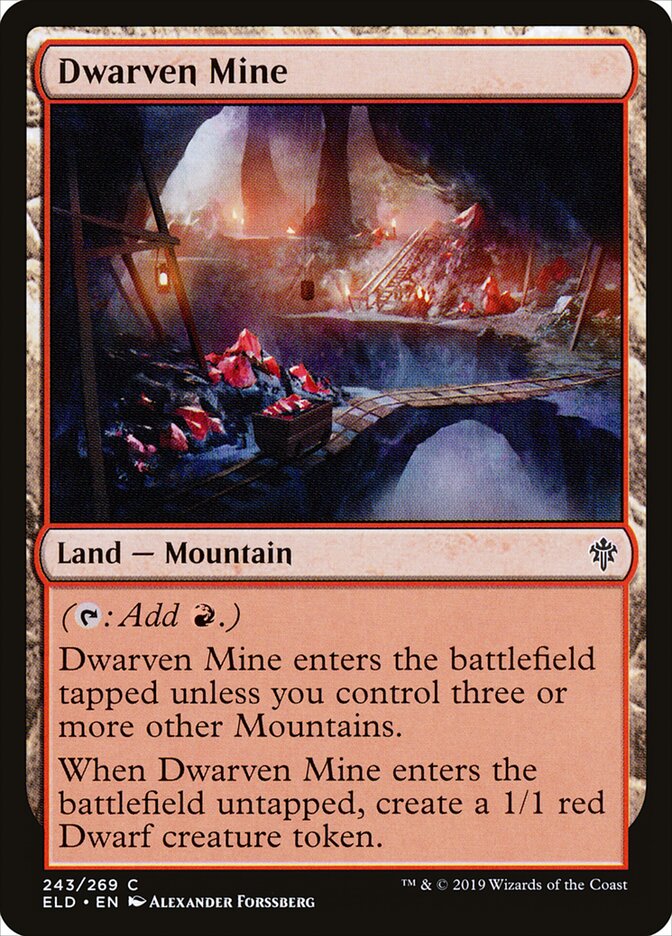 Mina dos Anões / Dwarven Mine - Magic: The Gathering - MoxLand