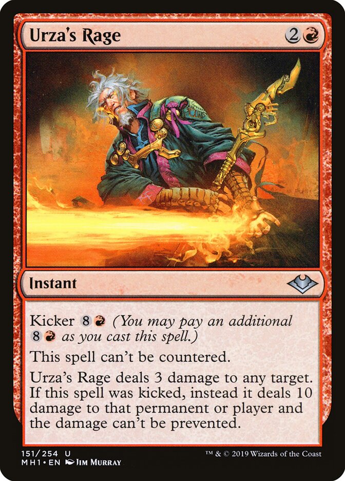Raiva de Urza / Urza's Rage - Magic: The Gathering - MoxLand