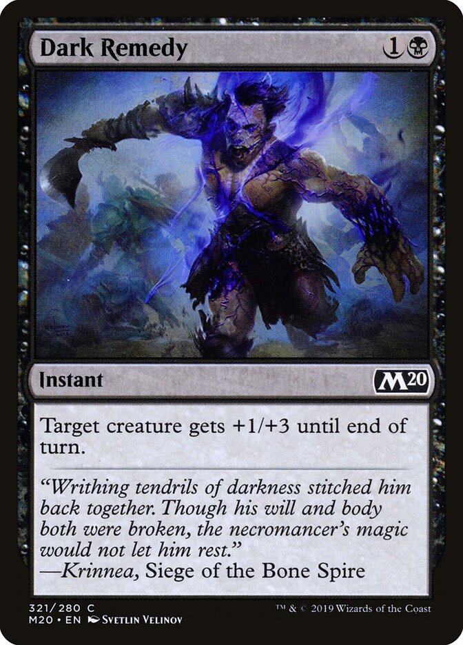 Remédio Sombrio / Dark Remedy - Magic: The Gathering - MoxLand