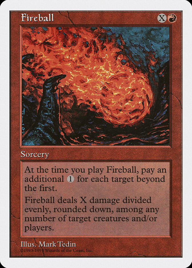 Bola de Fogo / Fireball - Magic: The Gathering - MoxLand