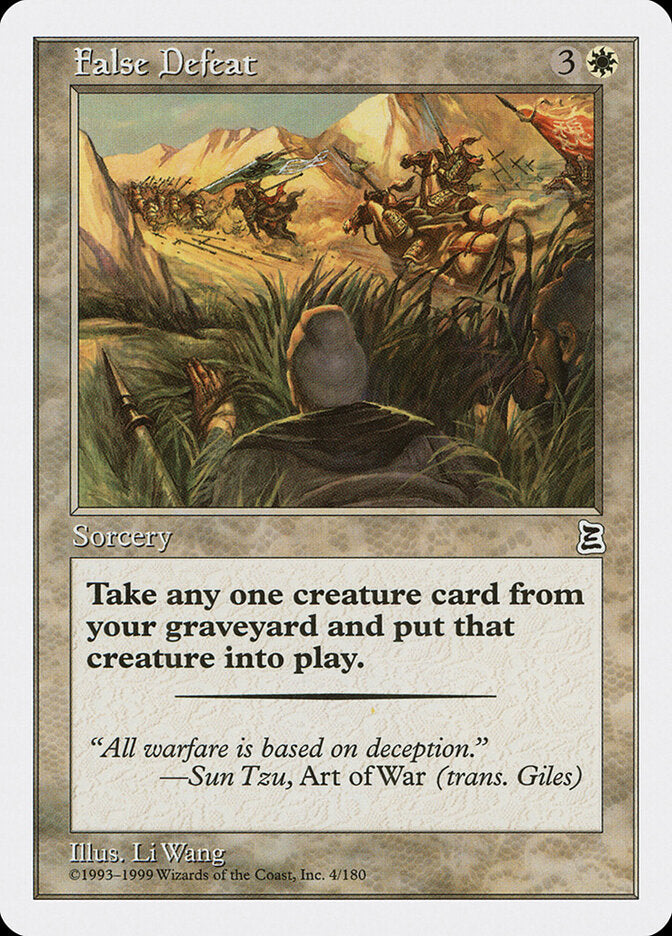 False Defeat - Magic: The Gathering - MoxLand