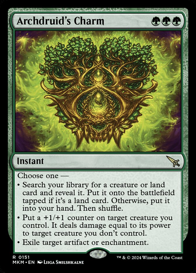 Amuleto do Arquidruida / Archdruid's Charm - Magic: The Gathering - MoxLand
