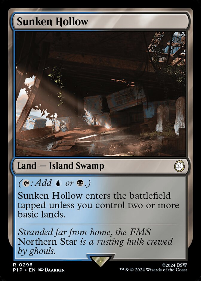 Vale Afundado / Sunken Hollow - Magic: The Gathering - MoxLand
