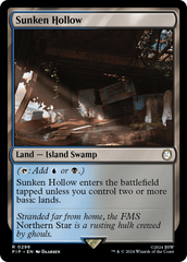 Vale Afundado / Sunken Hollow - Magic: The Gathering - MoxLand