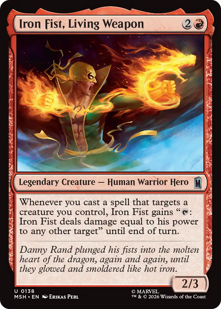 Iron Fist, Living Weapon - Magic: The Gathering - MoxLand