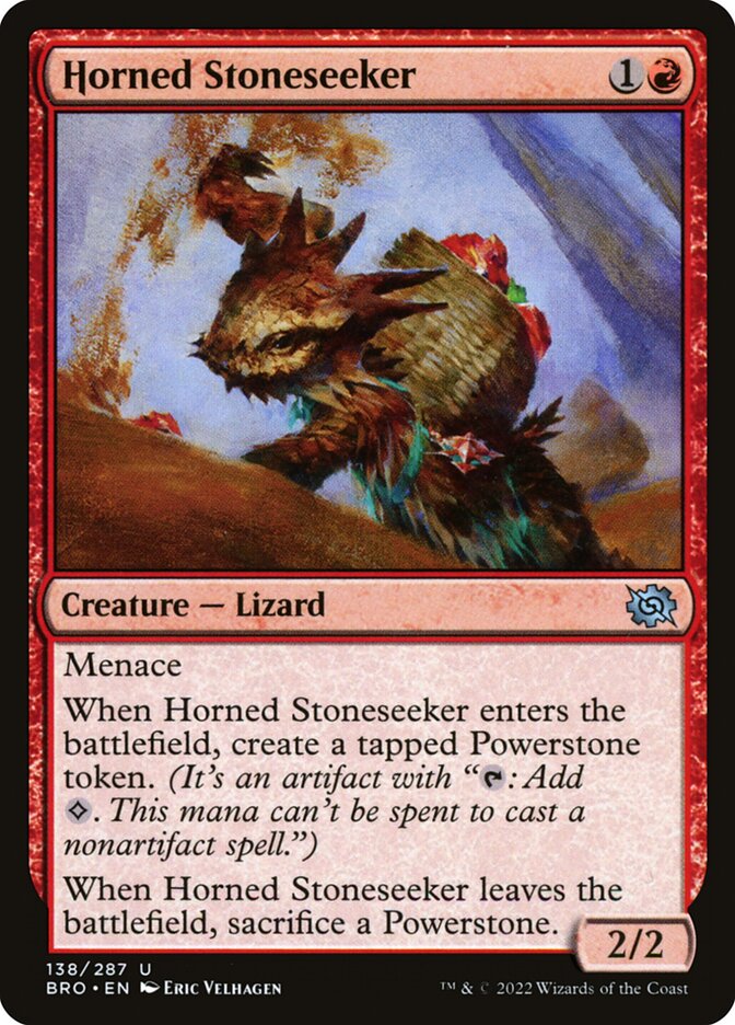 Buscador de Pedras Cornudo / Horned Stoneseeker - Magic: The Gathering - MoxLand
