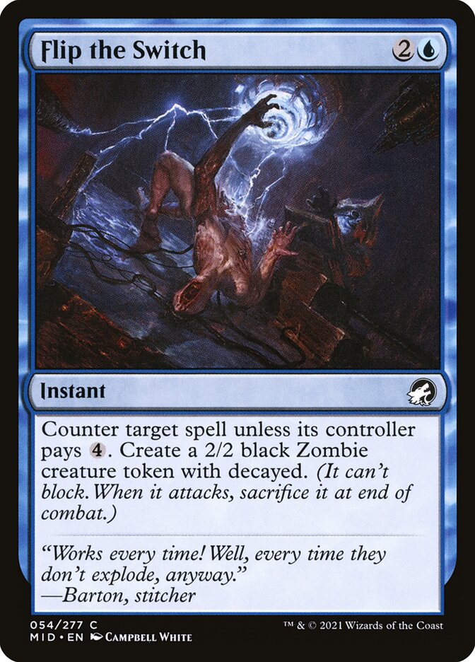 Acionar o Interruptor / Flip the Switch - Magic: The Gathering - MoxLand