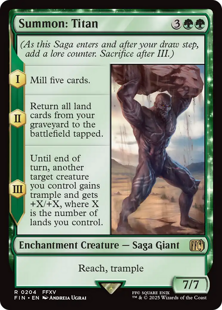 Invocação: Titã / Summon: Titan - Magic: The Gathering - MoxLand
