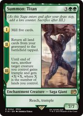 Invocação: Titã / Summon: Titan - Magic: The Gathering - MoxLand