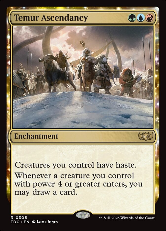Ascendência Temur / Temur Ascendancy - Magic: The Gathering - MoxLand