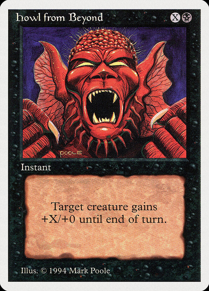 Uivo do Além / Howl from Beyond - Magic: The Gathering - MoxLand