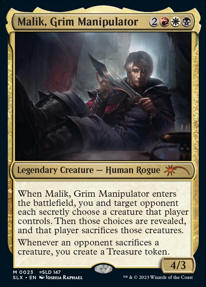 Malik, Grim Manipulator - Magic: The Gathering - MoxLand