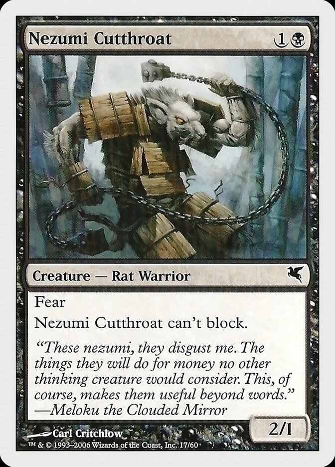 Degolador Nezumi / Nezumi Cutthroat - Magic: The Gathering - MoxLand