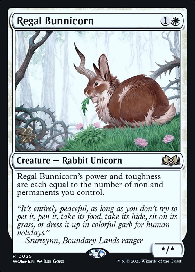 Coelhicórnio Régio / Regal Bunnicorn - Magic: The Gathering - MoxLand