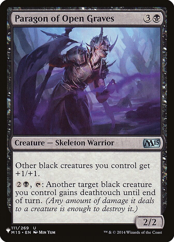 Paradigma das Covas Abertas / Paragon of Open Graves - Magic: The Gathering - MoxLand