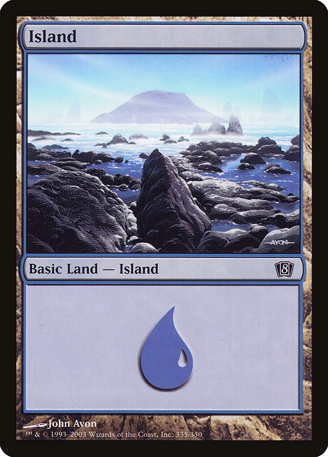 Ilha / Island - Magic: The Gathering - MoxLand