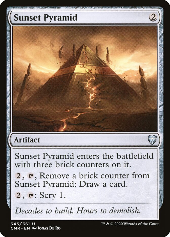 Pirâmide do Pôr do Sol / Sunset Pyramid - Magic: The Gathering - MoxLand