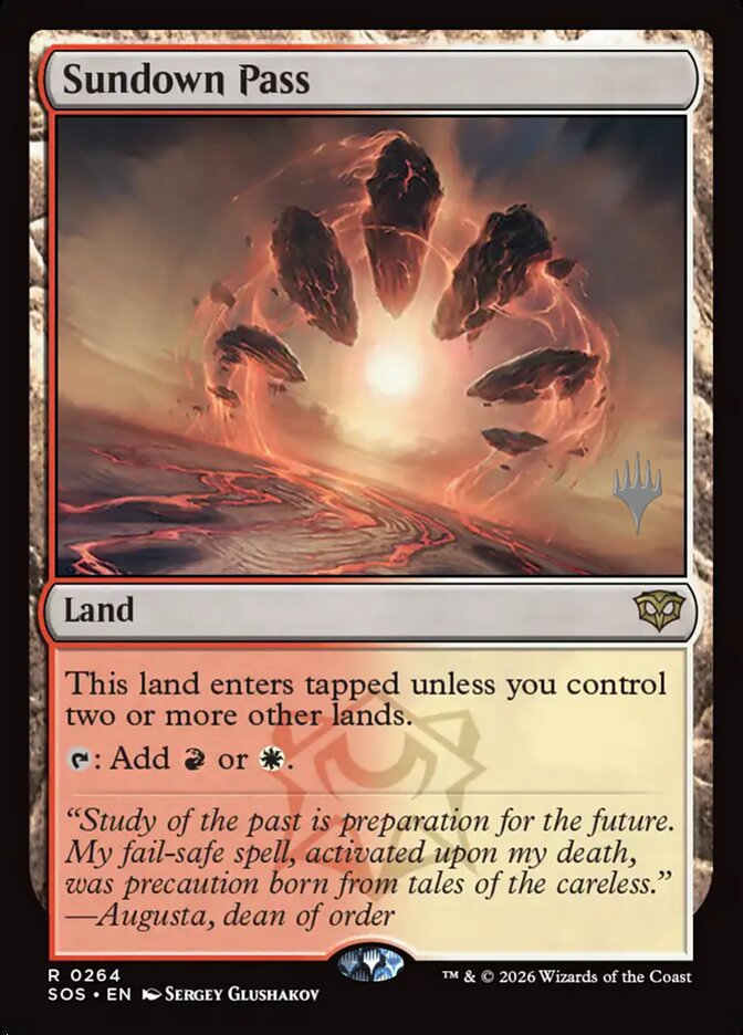 Passo do Poente / Sundown Pass - Magic: The Gathering - MoxLand