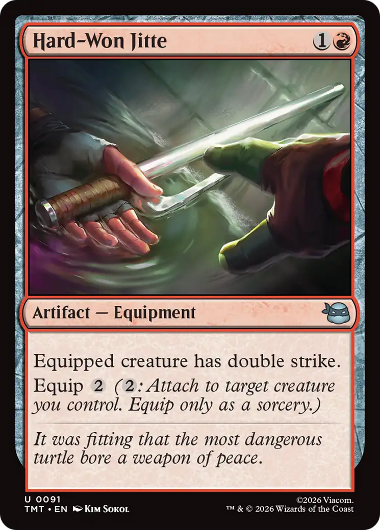 Hard-Won Jitte - Magic: The Gathering - MoxLand