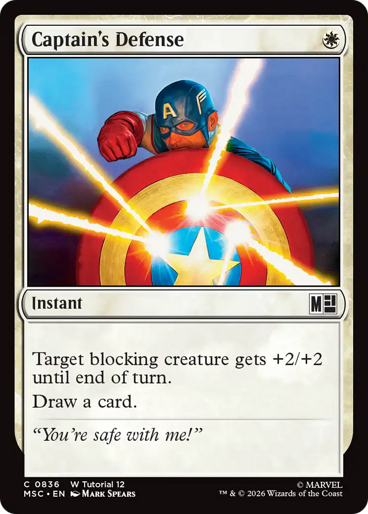 Captain's Defense - Magic: The Gathering - MoxLand