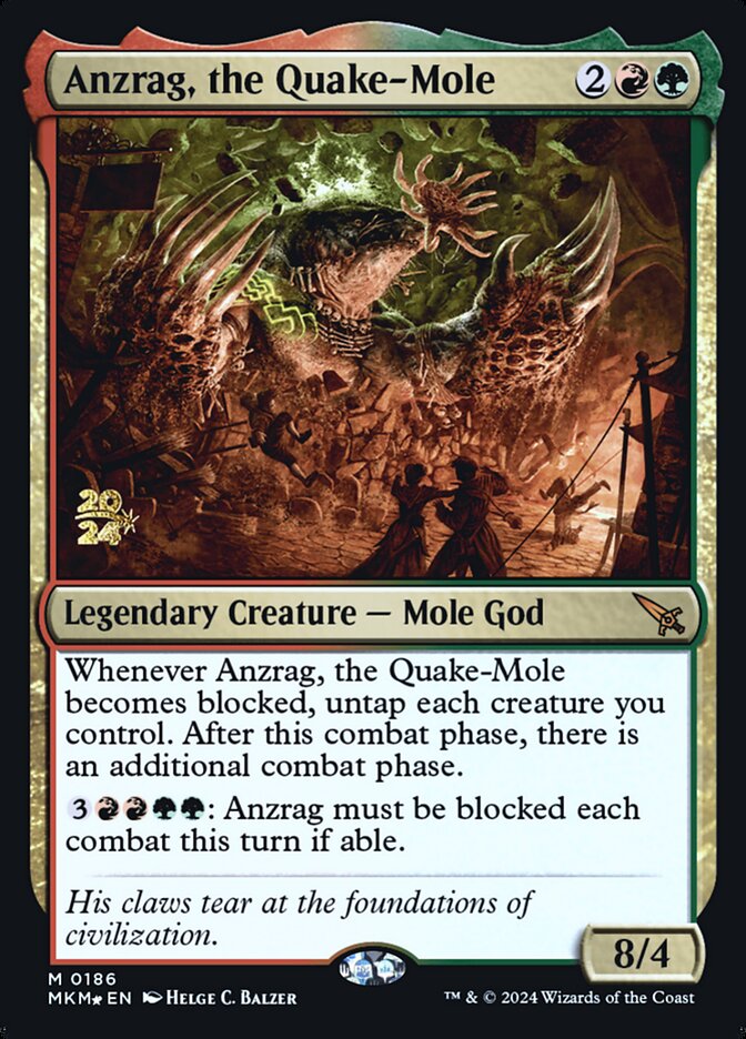 Anzrag, o Toupeiremoto / Anzrag, the Quake-Mole - Magic: The Gathering - MoxLand