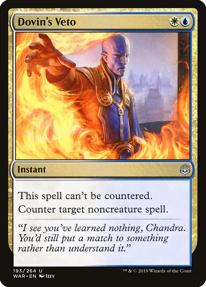 Veto de Dovin / Dovin's Veto - Magic: The Gathering - MoxLand