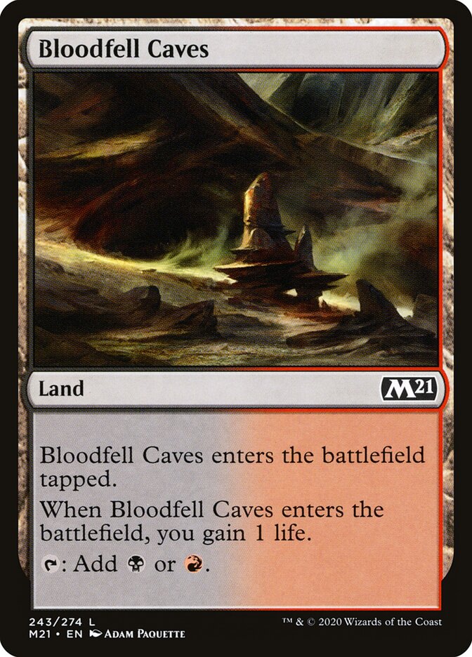 Cavernas Sanguinárias / Bloodfell Caves - Magic: The Gathering - MoxLand