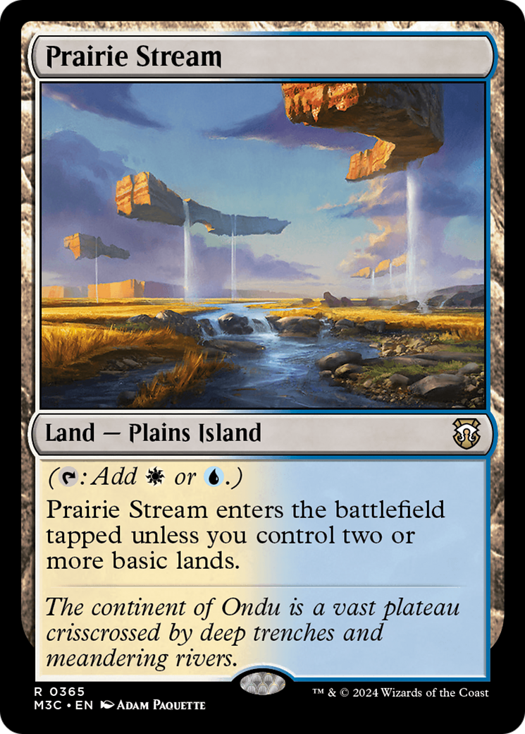 Riacho da Pradaria / Prairie Stream - Magic: The Gathering - MoxLand