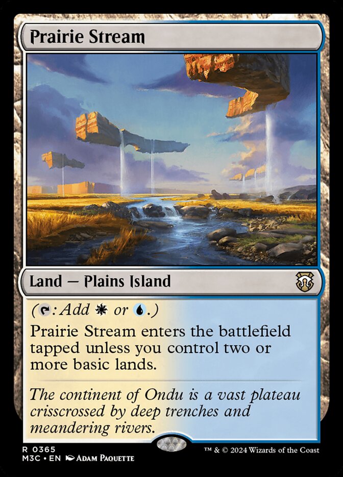 Riacho da Pradaria / Prairie Stream - Magic: The Gathering - MoxLand