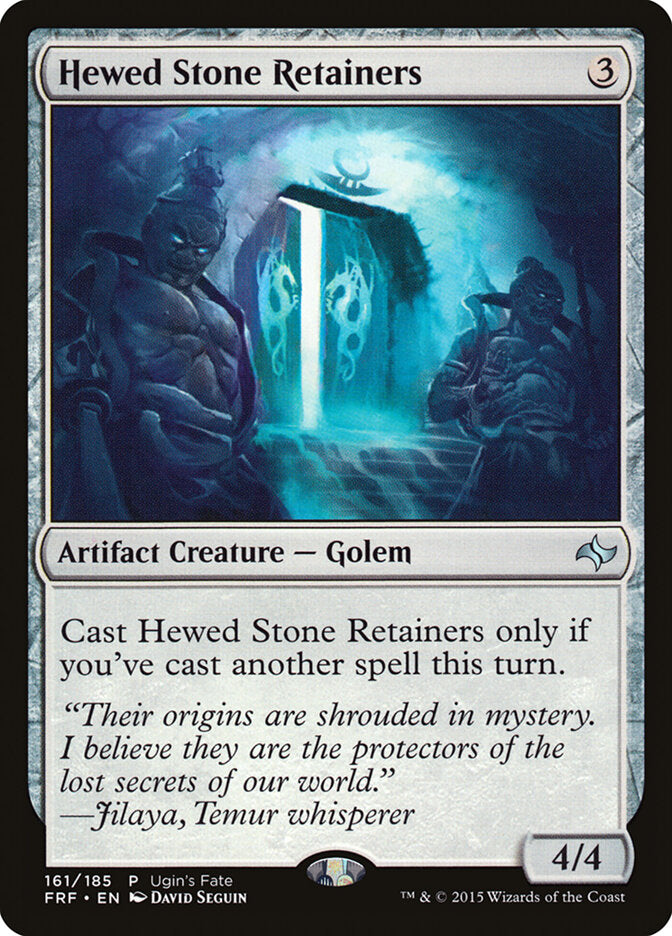 Criados Entalhados em Pedra / Hewed Stone Retainers - Magic: The Gathering - MoxLand