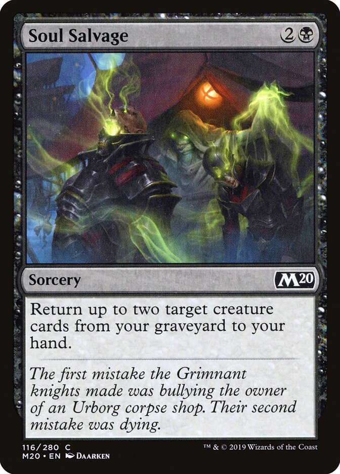 Recuperação de Almas / Soul Salvage - Magic: The Gathering - MoxLand