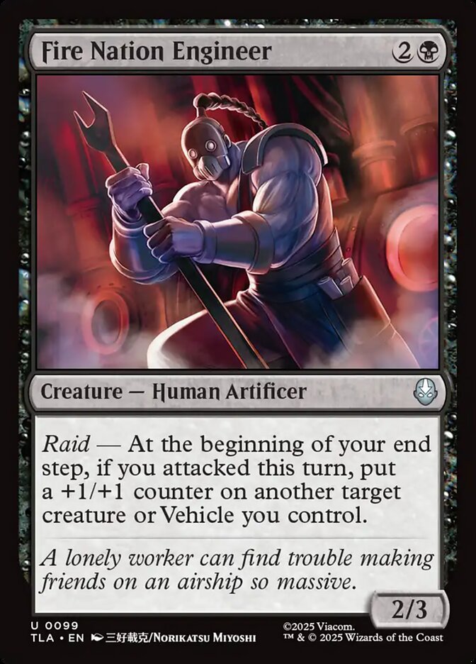 Engenheiro da Nação do Fogo / Fire Nation Engineer - Magic: The Gathering - MoxLand