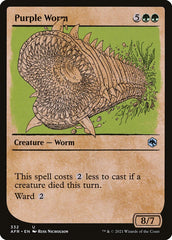 Verme Púrpura / Purple Worm - Magic: The Gathering - MoxLand