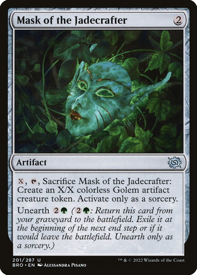 Máscara do Artesão de Jade / Mask of the Jadecrafter - Magic: The Gathering - MoxLand