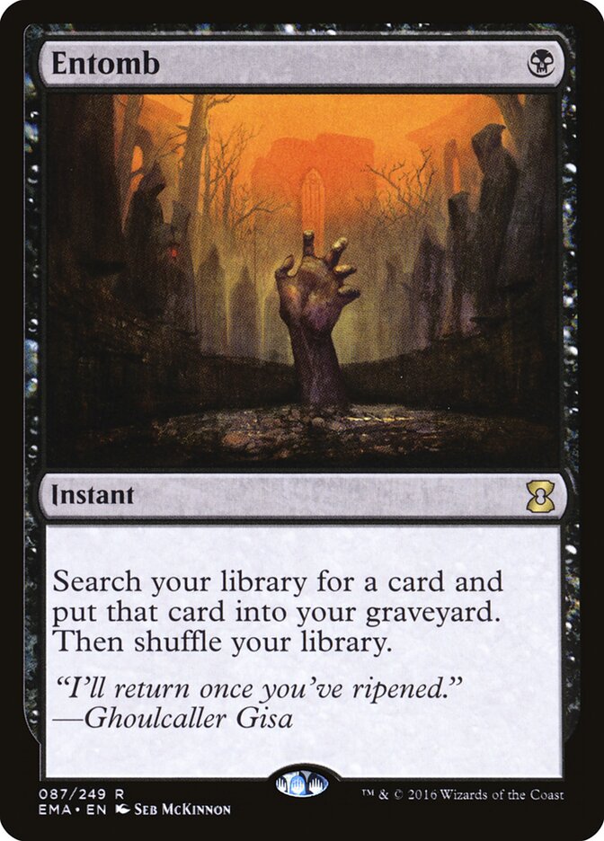 Sepultar / Entomb - Magic: The Gathering - MoxLand