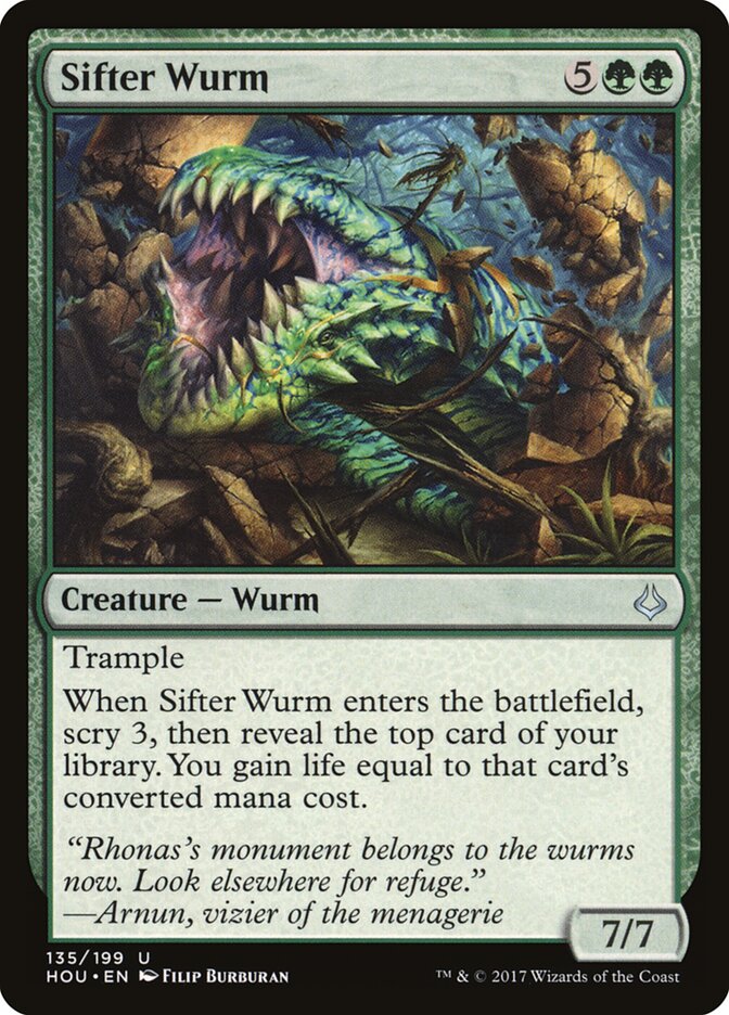 Vorme Vasculhador / Sifter Wurm - Magic: The Gathering - MoxLand