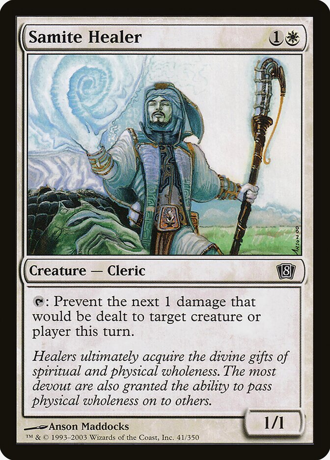 Curandeiro Samita / Samite Healer - Magic: The Gathering - MoxLand