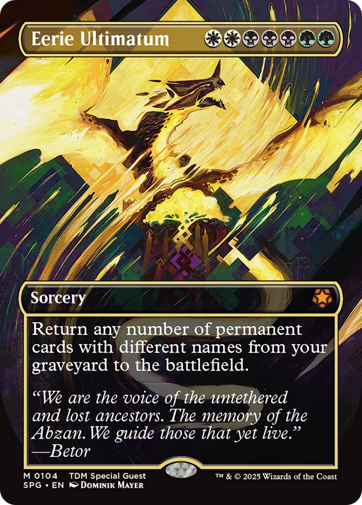 Ultimato Soturno / Eerie Ultimatum - Magic: The Gathering - MoxLand