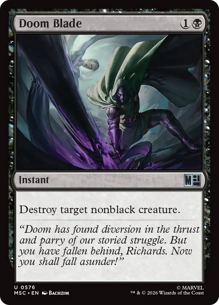 Lâmina da Destruição / Doom Blade - Magic: The Gathering - MoxLand