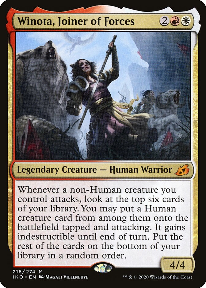 Winota, Agregadora de Forças / Winota, Joiner of Forces - Magic: The Gathering - MoxLand