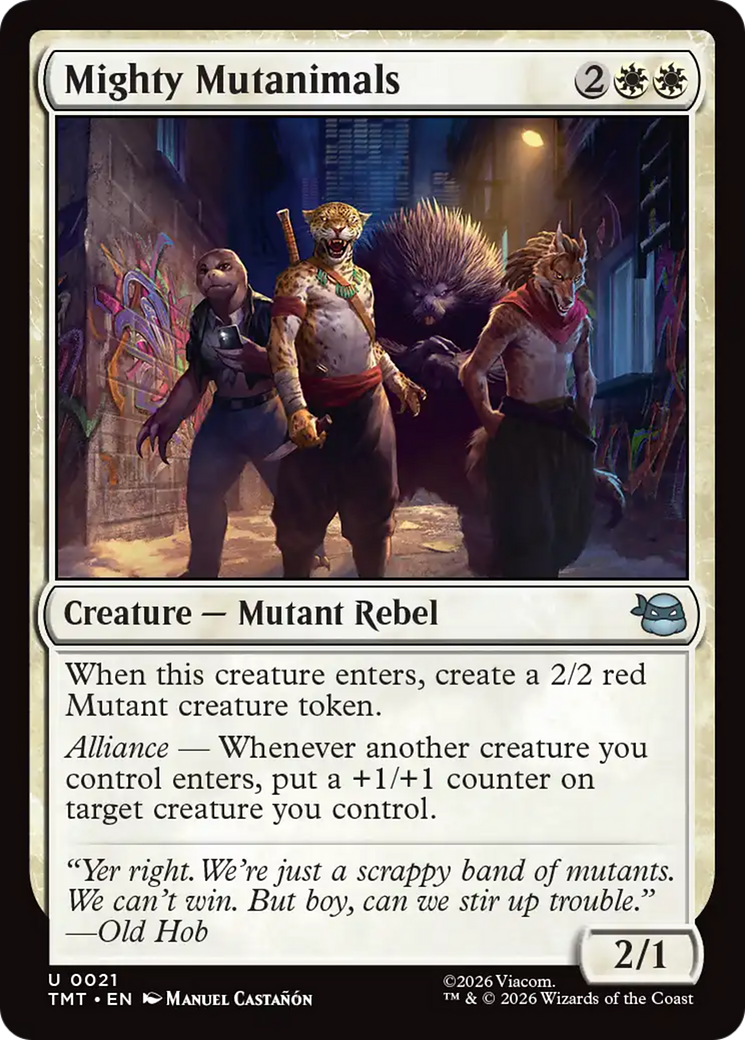 Mighty Mutanimals - Magic: The Gathering - MoxLand