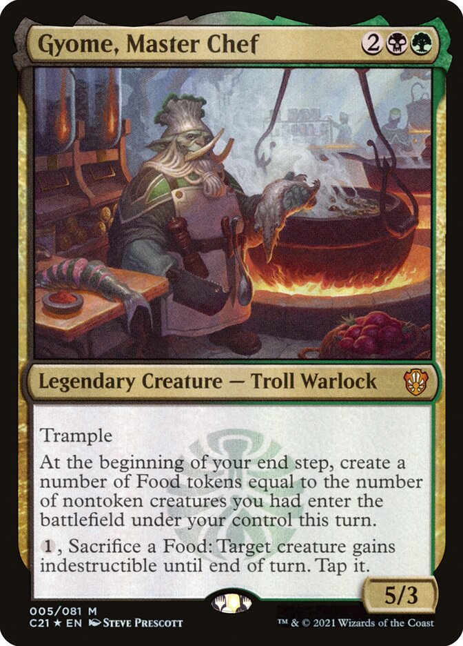 Gyome, Mestre Cuca / Gyome, Master Chef - Magic: The Gathering - MoxLand