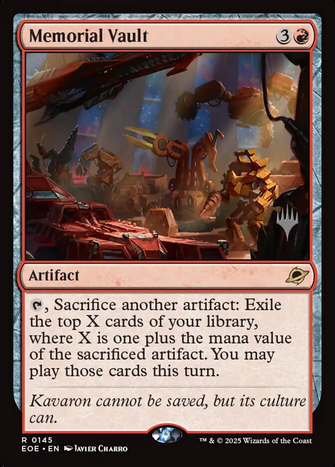 Memorial Vault - Magic: The Gathering - MoxLand