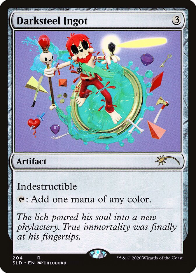 Lingote de Aço Negro / Darksteel Ingot - Magic: The Gathering - MoxLand