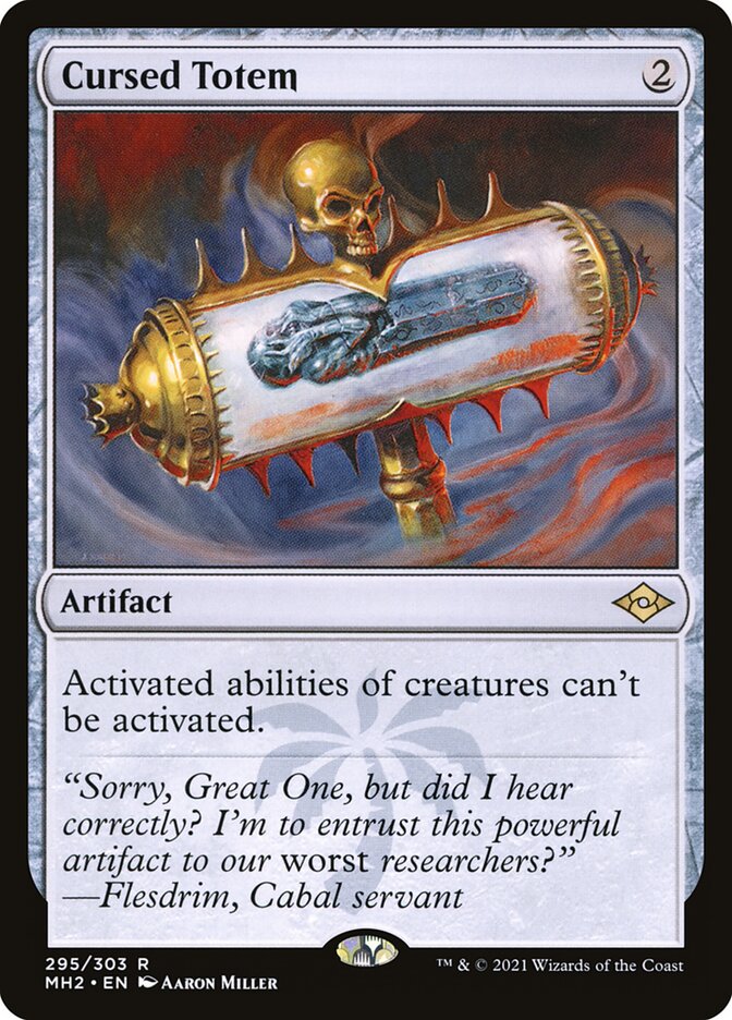 Totem Amaldiçoado / Cursed Totem - Magic: The Gathering - MoxLand