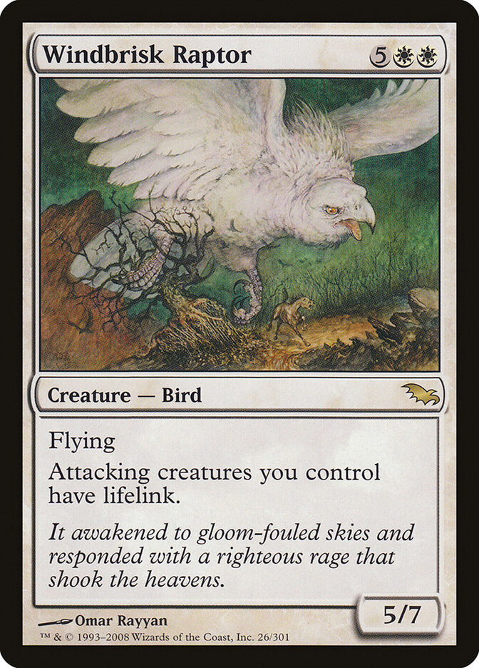 Raptor dos Ventos Velozes / Windbrisk Raptor - Magic: The Gathering - MoxLand