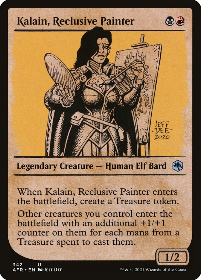 Kalain, Pintora Reclusa / Kalain, Reclusive Painter - Magic: The Gathering - MoxLand