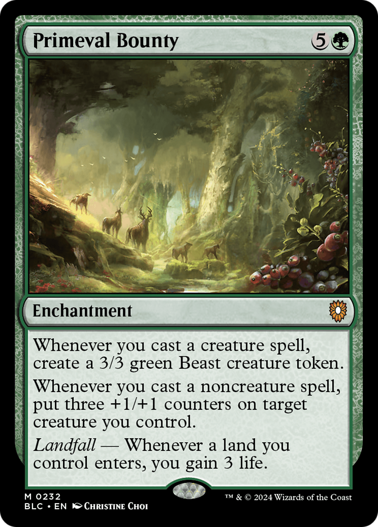 Recompensa Primordial / Primeval Bounty - Magic: The Gathering - MoxLand