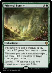 Recompensa Primordial / Primeval Bounty - Magic: The Gathering - MoxLand