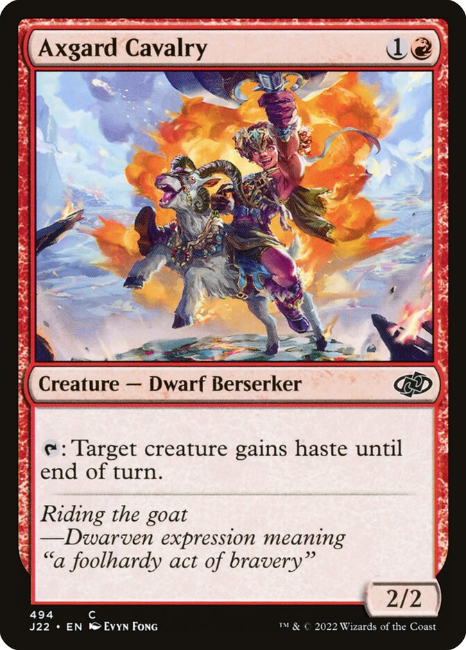 Cavalaria de Axgard / Axgard Cavalry - Magic: The Gathering - MoxLand